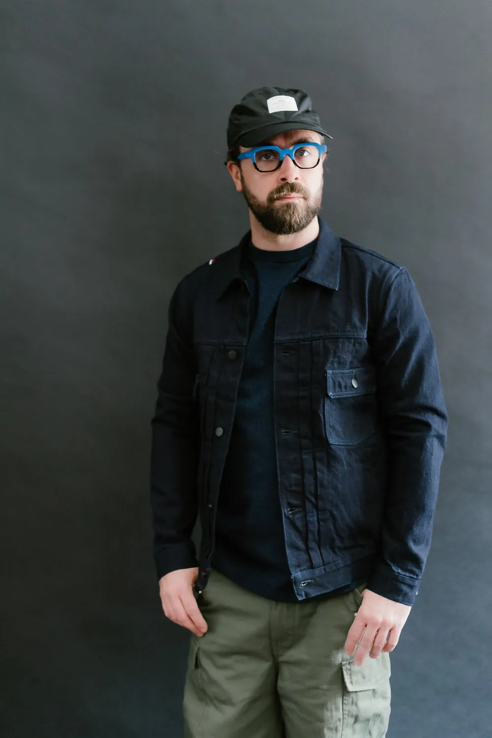 TNK402ID- 15oz Type II IDxID Jacket - Indigo OW