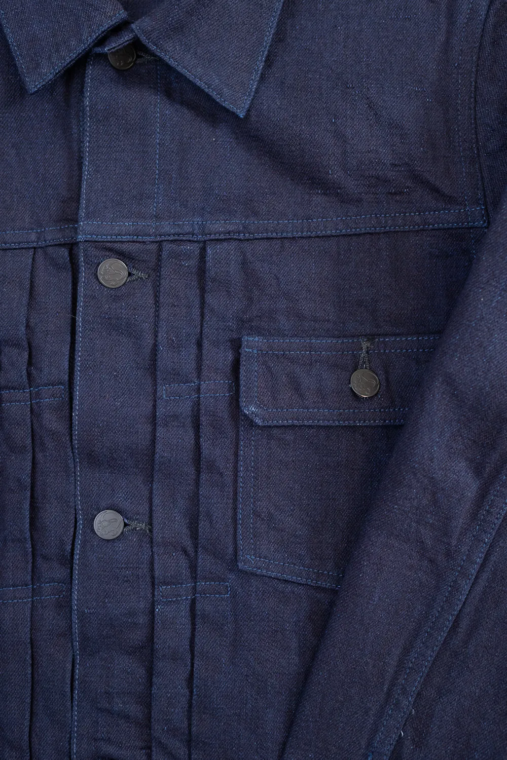 TNK402ID- 15oz Type II IDxID Jacket - Indigo OW