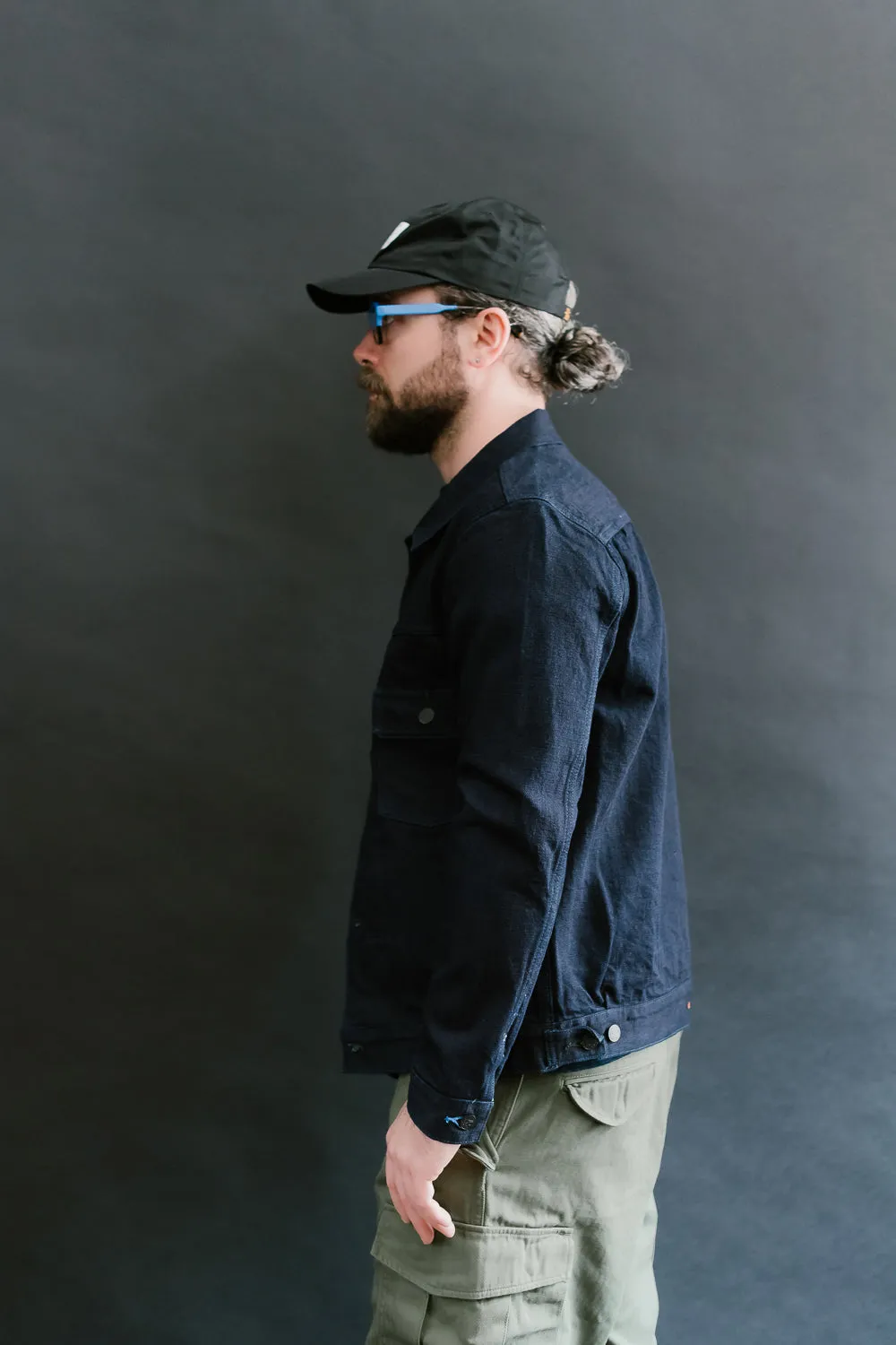 TNK402ID- 15oz Type II IDxID Jacket - Indigo OW