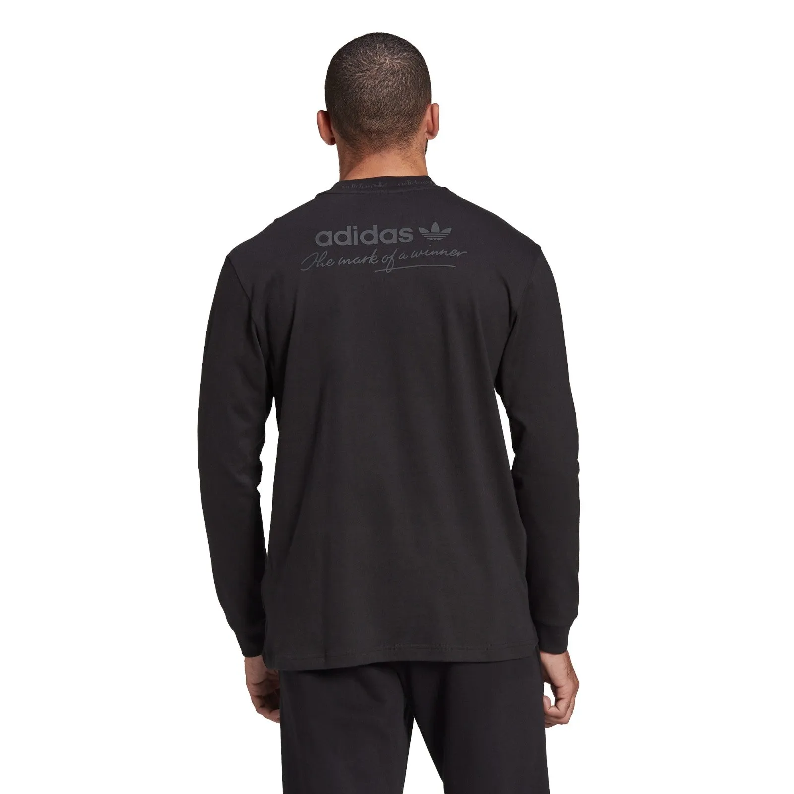 Trefoil Linear Long Sleeve Tee HM2662
