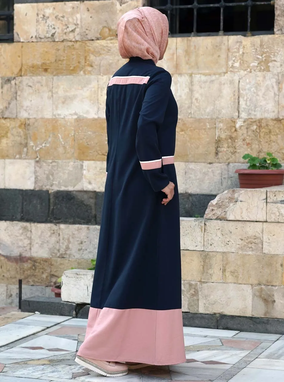 Tri-Color Maxi Dress