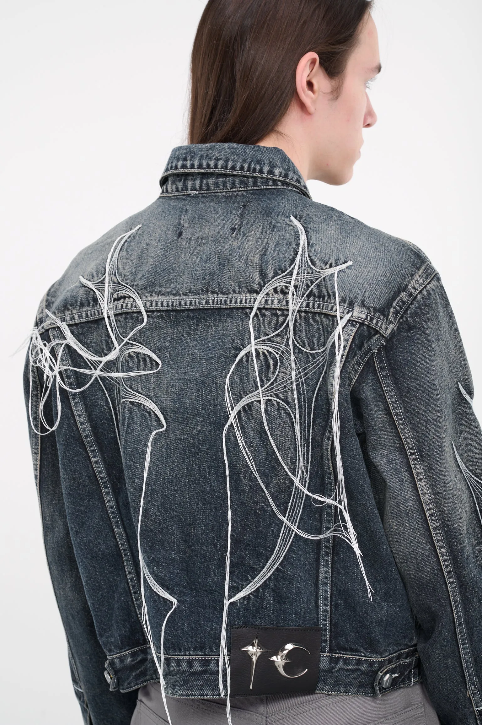 Tribal Tree Denim Jacket (JK0801-BLUE)