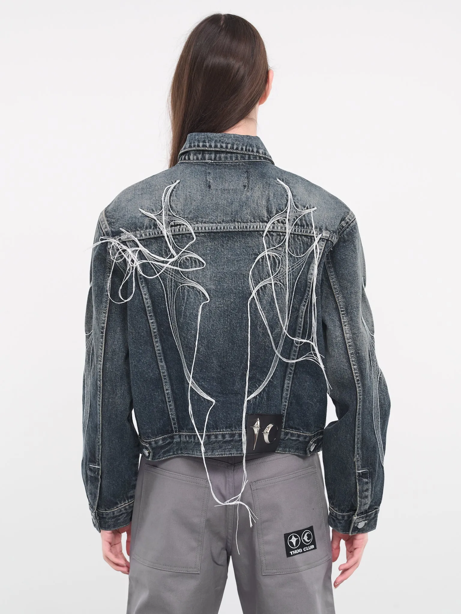 Tribal Tree Denim Jacket (JK0801-BLUE)