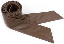 Women Soft Leather Sash Belt Down Coat Tie Waistband Leather Jacket Coat Belts