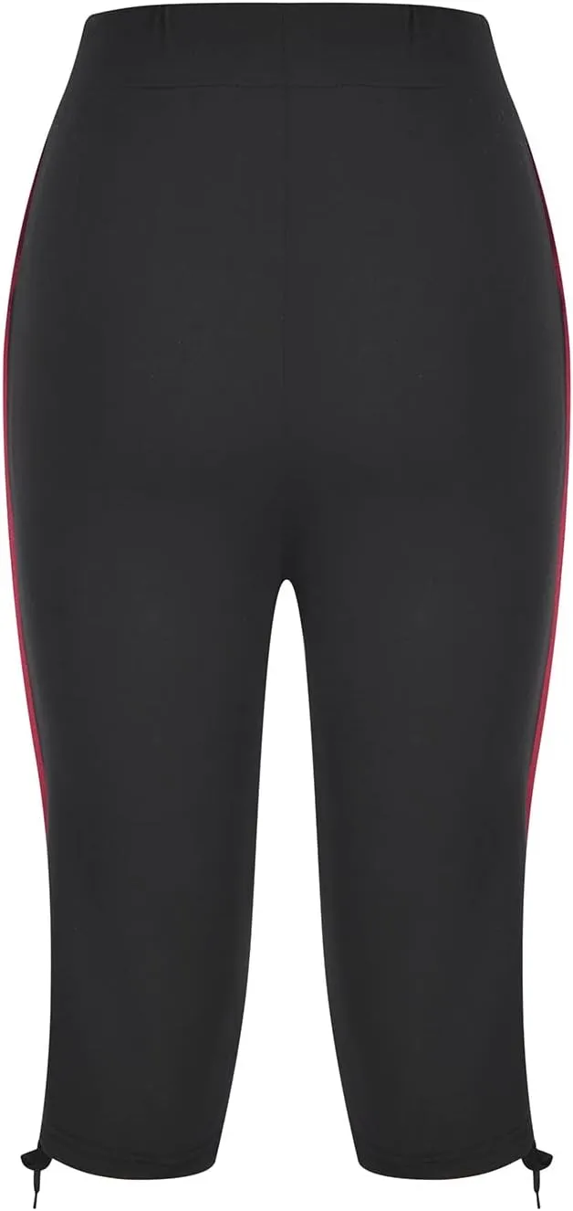 Women's Sweatpants Capri Pants Cropped Jogger Running Pants Lounge Loose Fit Drawstring Waist with Side Pockets