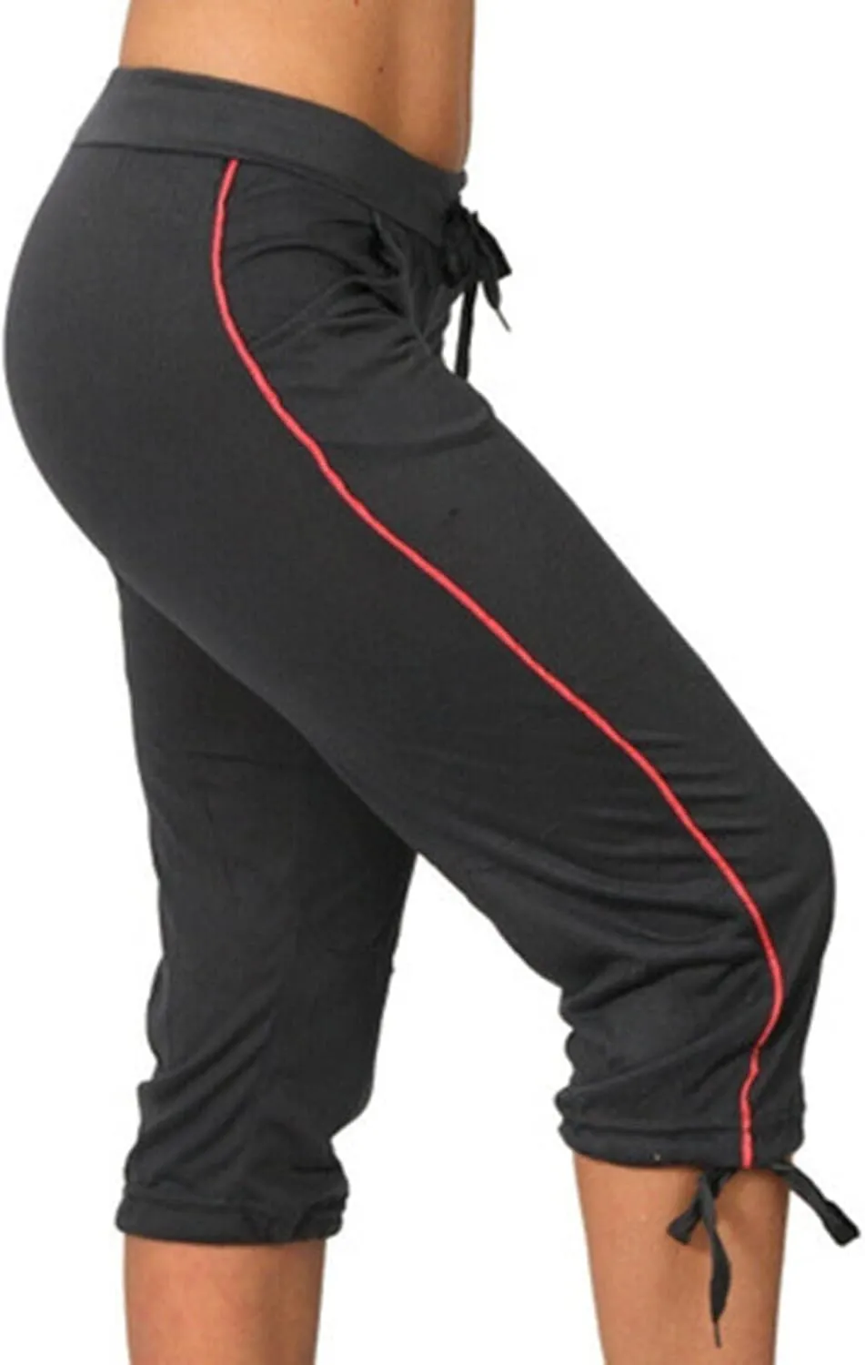 Women's Sweatpants Capri Pants Cropped Jogger Running Pants Lounge Loose Fit Drawstring Waist with Side Pockets