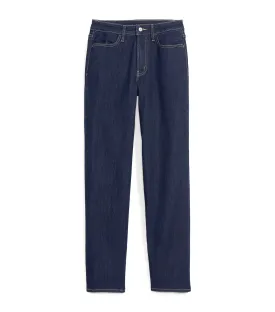 Wow High-Waisted Loose Jeans for Women Dark Rinse