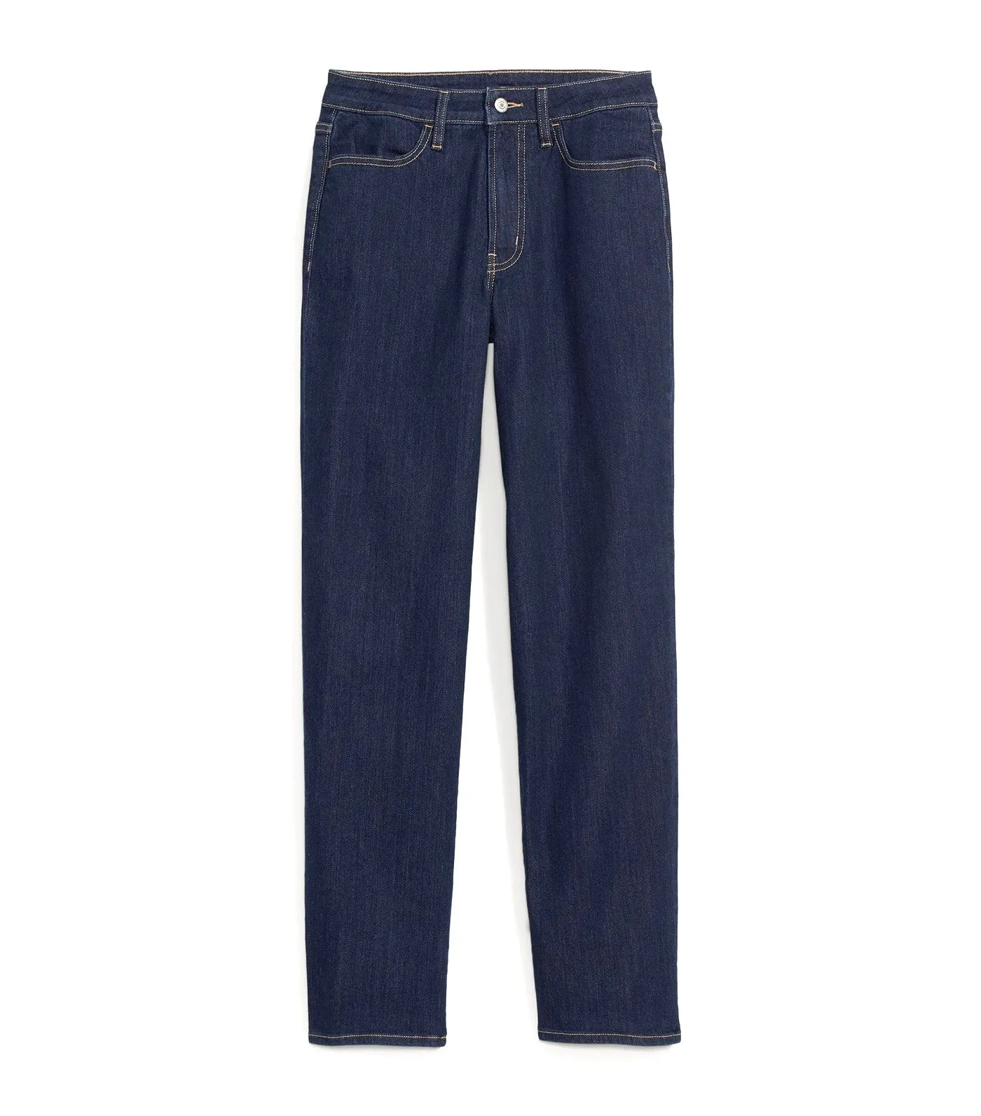 Wow High-Waisted Loose Jeans for Women Dark Rinse