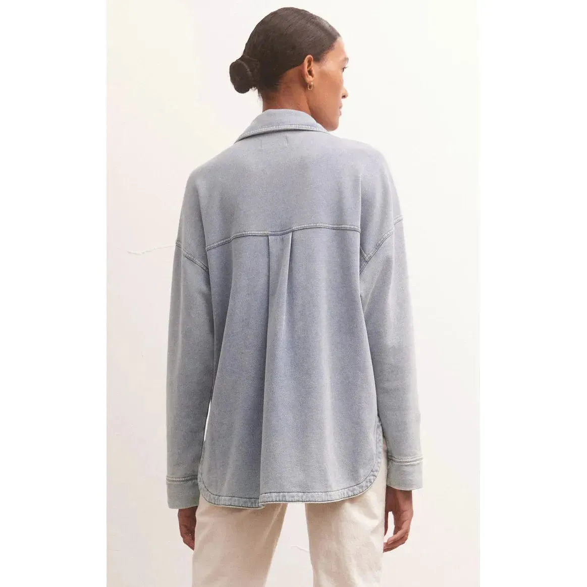 Z Supply All Day Knit Denim Jacket