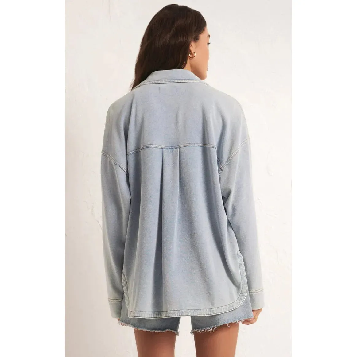 Z Supply All Day Knit Denim Jacket