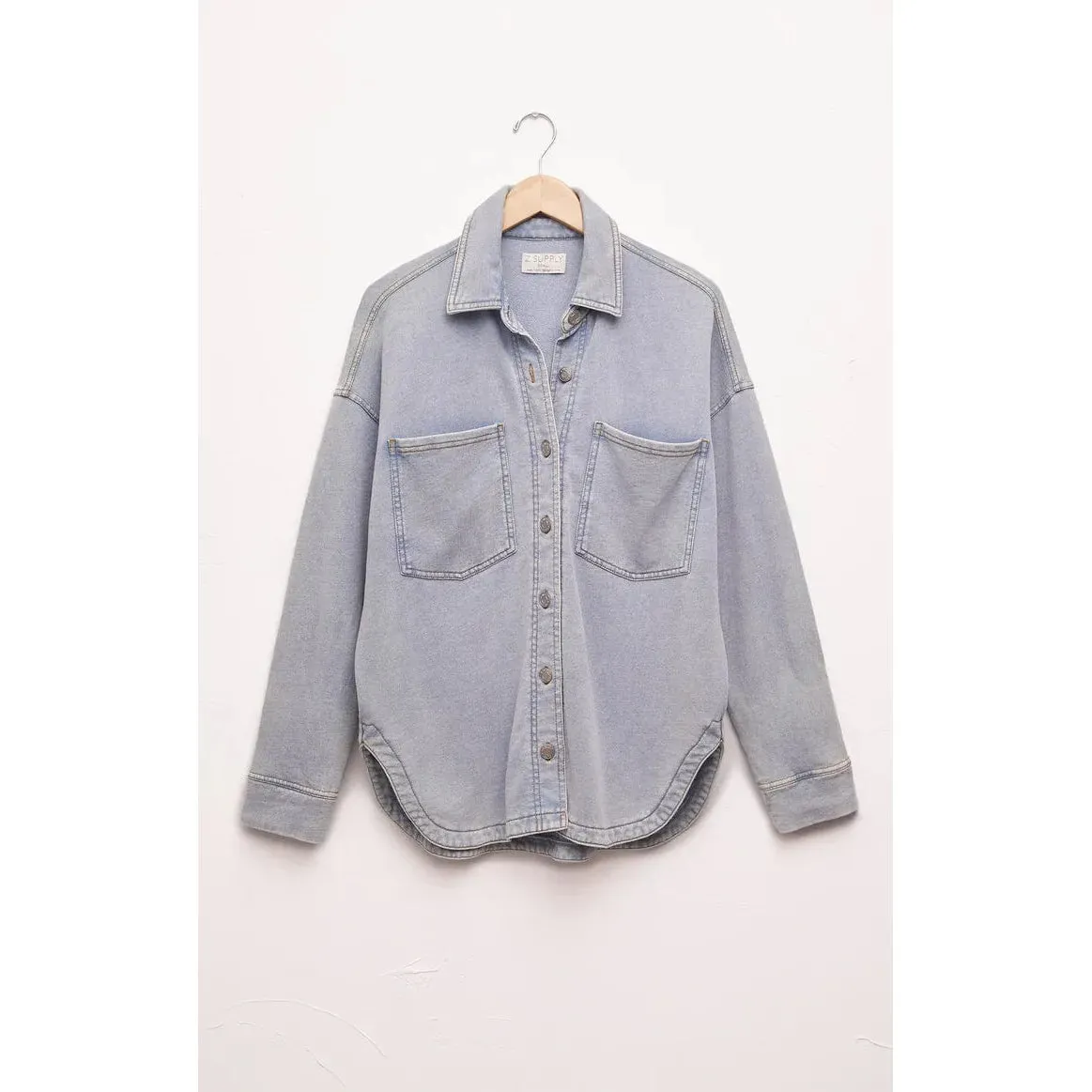 Z Supply All Day Knit Denim Jacket